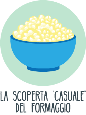 La scoperta casuale del formaggio